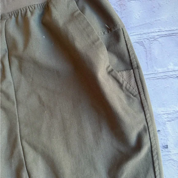 Lululemon Men's ABC Jogger Pants Olive Large Pull On Athletic Zip Pockets EUC - Picture 6 of 16